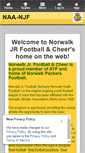 Mobile Screenshot of norwalkjrfootball.org